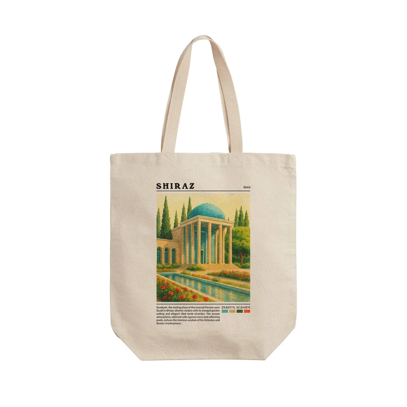 ساک خرید ترمه طراحان ایده مدل سعدیه شیراز کد map0825 - L