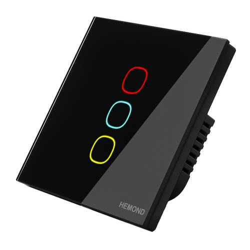کلید لمسی هوشمند هموند مدل Sw1B-3C-W