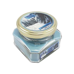 شمع دست ساز معطر  رونیکا مدل جنگل برفی کد m100