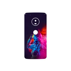 MAHOOT Smoke Rainbow Digital Art 1 Cover Sticker for Motorola Moto G5 Plus