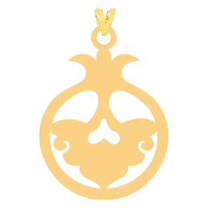 آویز گردنبند طلا 18 عیار زنانه الن نار مدل 31701