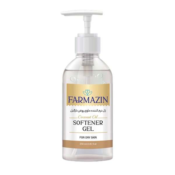 ژل نرم کننده فارمازین مدل نارگیل کد GF6 حجم 250 میلی لیتر