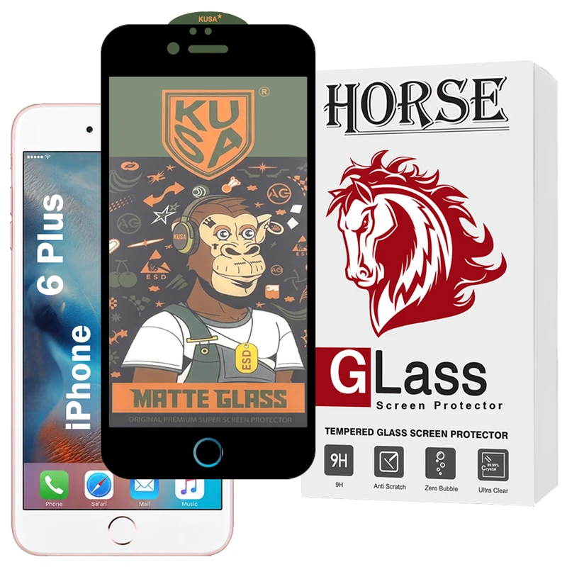 محافظ صفحه نمایش هورس مدل GKUSAH مناسب برای گوشی موبایل اپل iPhone 6 Plus