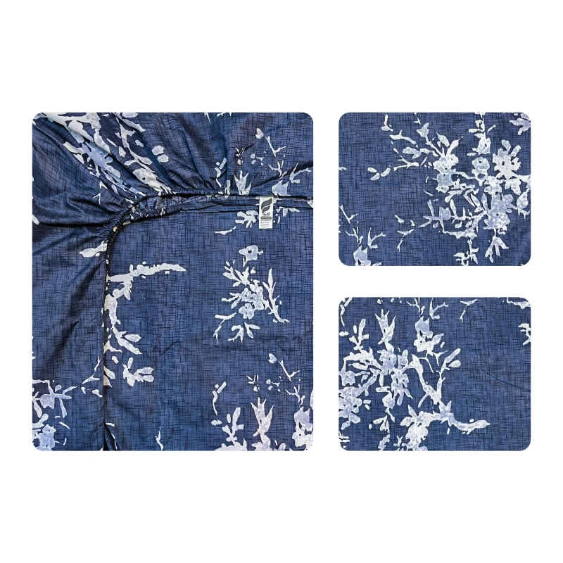 سرویس ملحفه 2 نفره 3 تکه آدنو مدل شیدا کد CH150