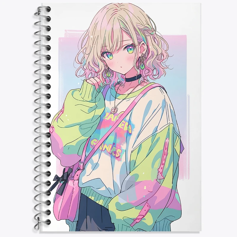 دفتر لغت 50 برگ خندالو طرح دخترانه کد F632