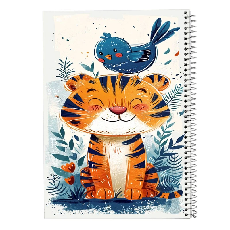 دفتر شطرنجی 50 برگ مدوپد طرح موجودات فانتزی کد DF16816