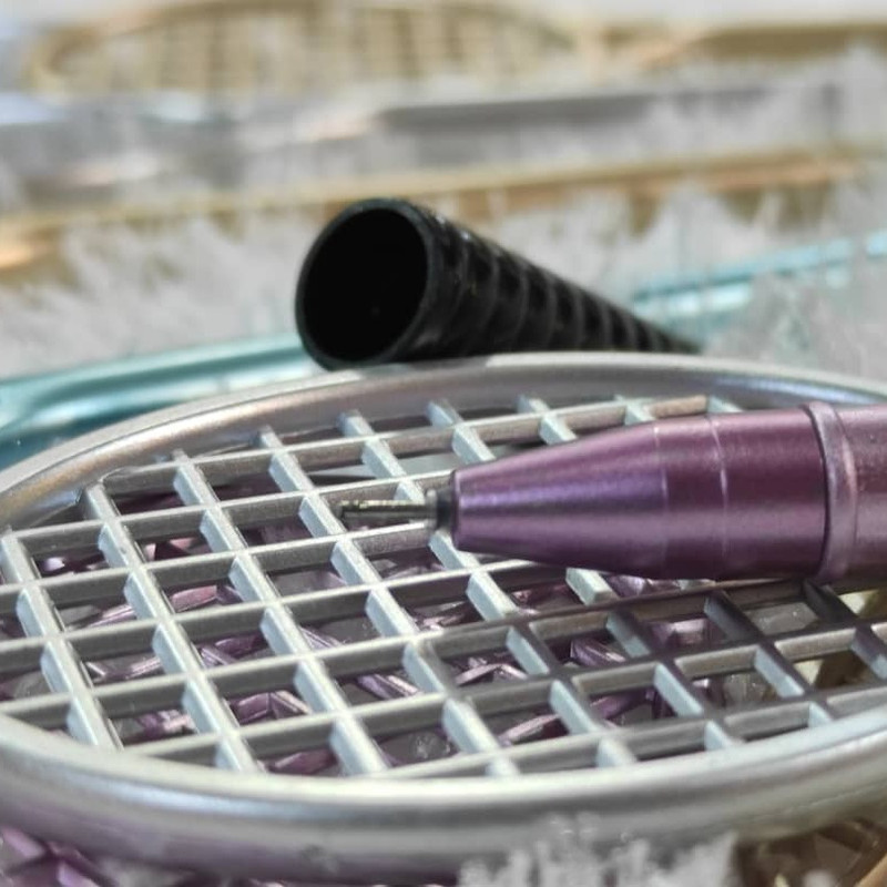 روان نویس مدل راکت تنیس به همراه پاکن