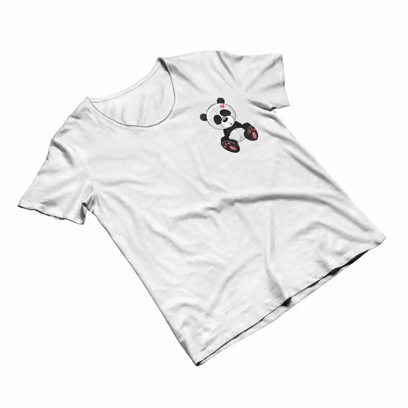 استیکر پارچه و لباس مدل برچسب DTF طرح خرسی