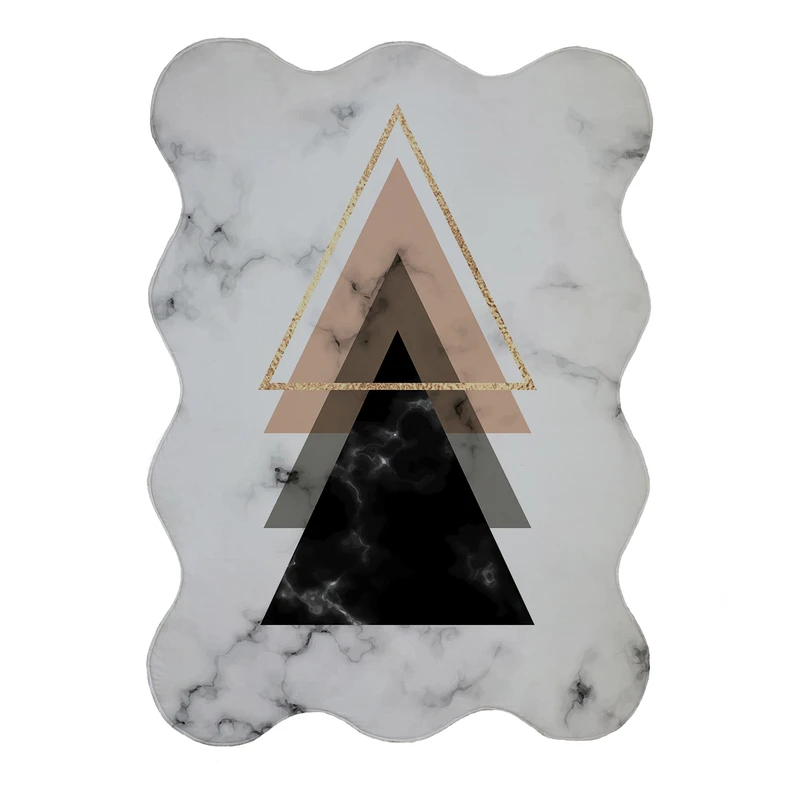 پادری مدل دالبر طرح سنگ کد 8562 سایز 80x110 سانتی متر 