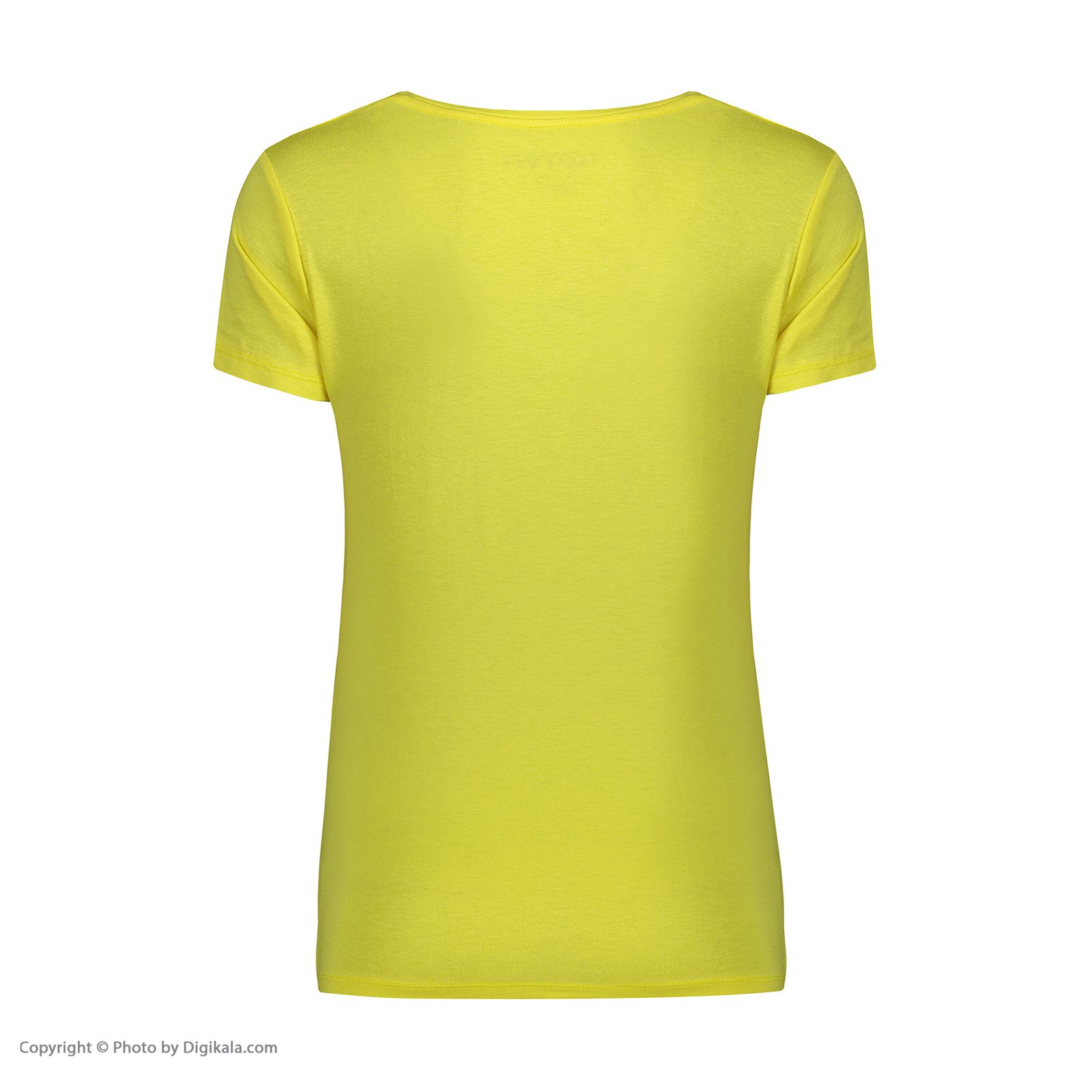 تی شرت زنانه کوتون مدل 0YAK13640OK-Yellow -  - 3