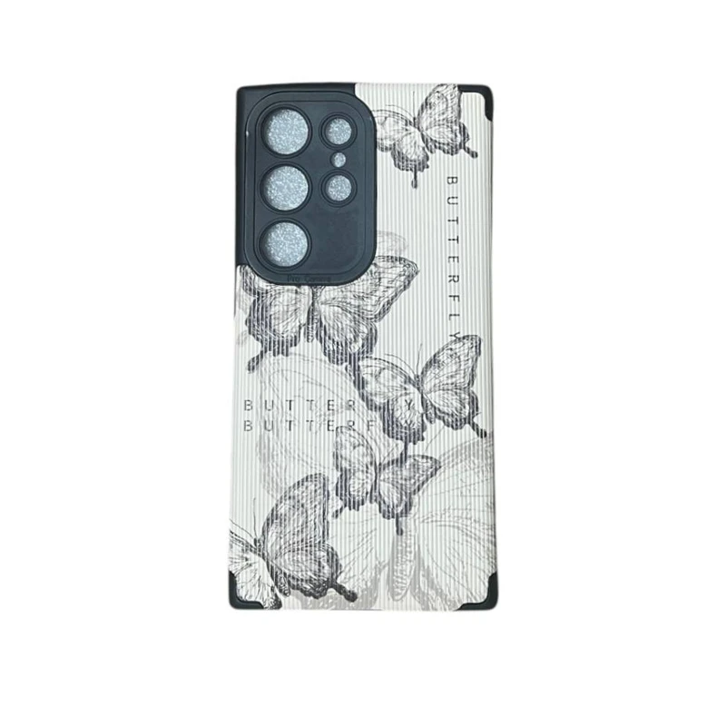 کاور مدل کبریتی طرح پروانه کد 0983 مناسب برای گوشی موبایل سامسونگ  Galaxy S23 Ultra