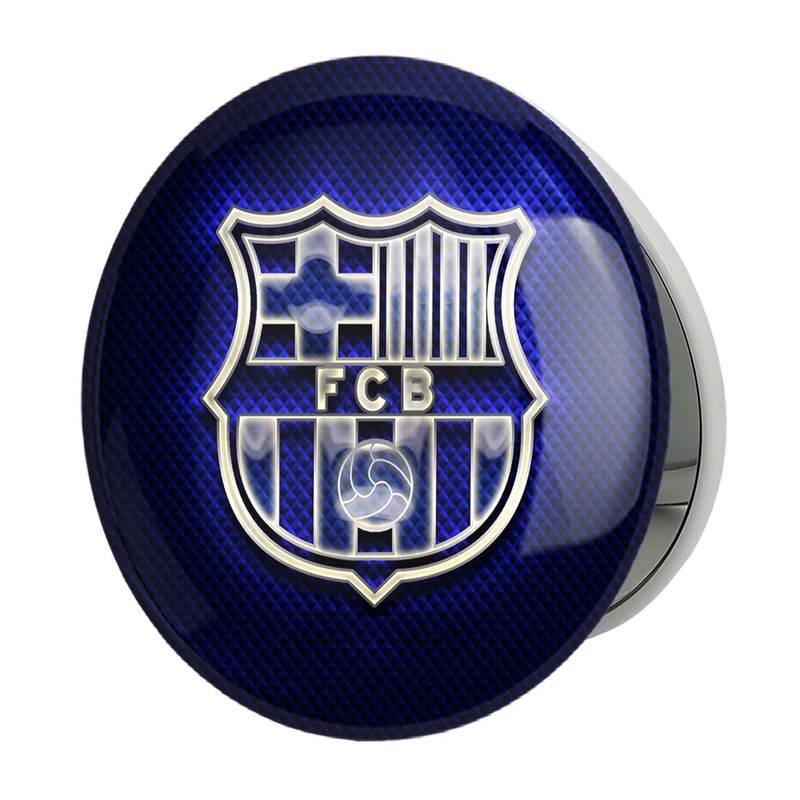 آینه جیبی خندالو طرح باشگاه بارسلونا مدل تاشو کد 26282 