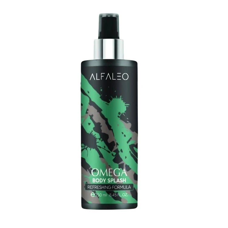 بادی اسپلش مردانه آلفالئو مدل OMEGA حجم 250 میلی لیتر