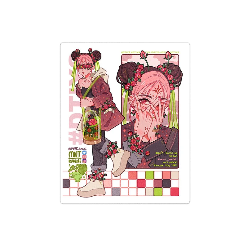 استیکر لپ تاپ ماسا دیزاین طرح ANIME مدل STKA00171