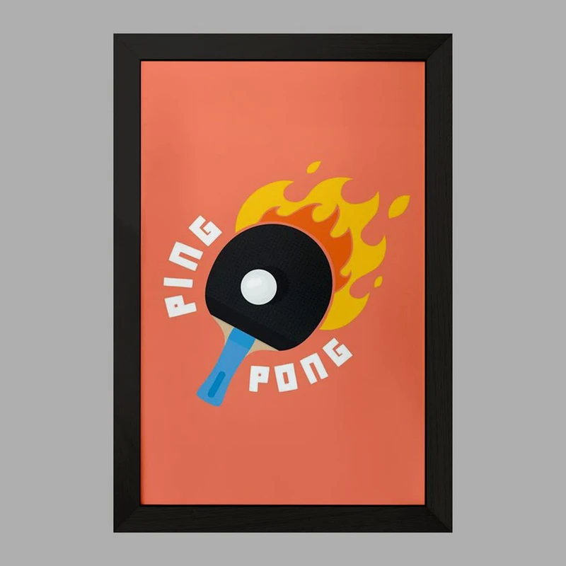 تابلو خندالو مدل پینگ پنگ Ping Pong کد 27992