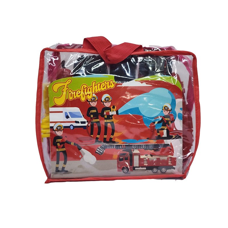 کیت ماشین بازی مدل ست آتش نشان مجموعه 10 عددی