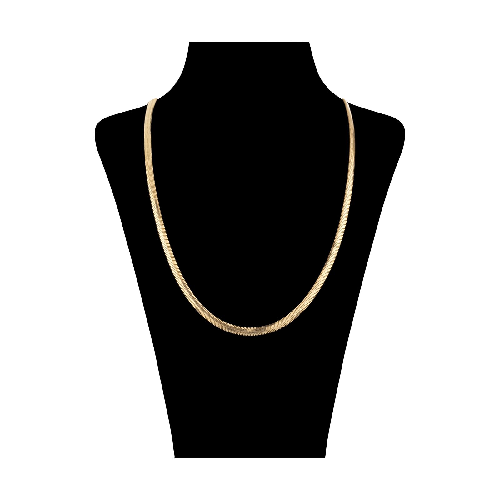 گردنبند طلا 18 عیار زنانه مایا ماهک مدل MM1736 طرح تیغ ماهی - هرینگبون -  - 1