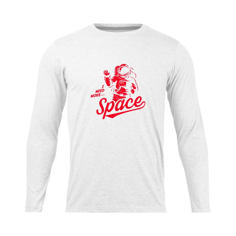 تی شرت آستین بلند مردانه مدل space کد 0809