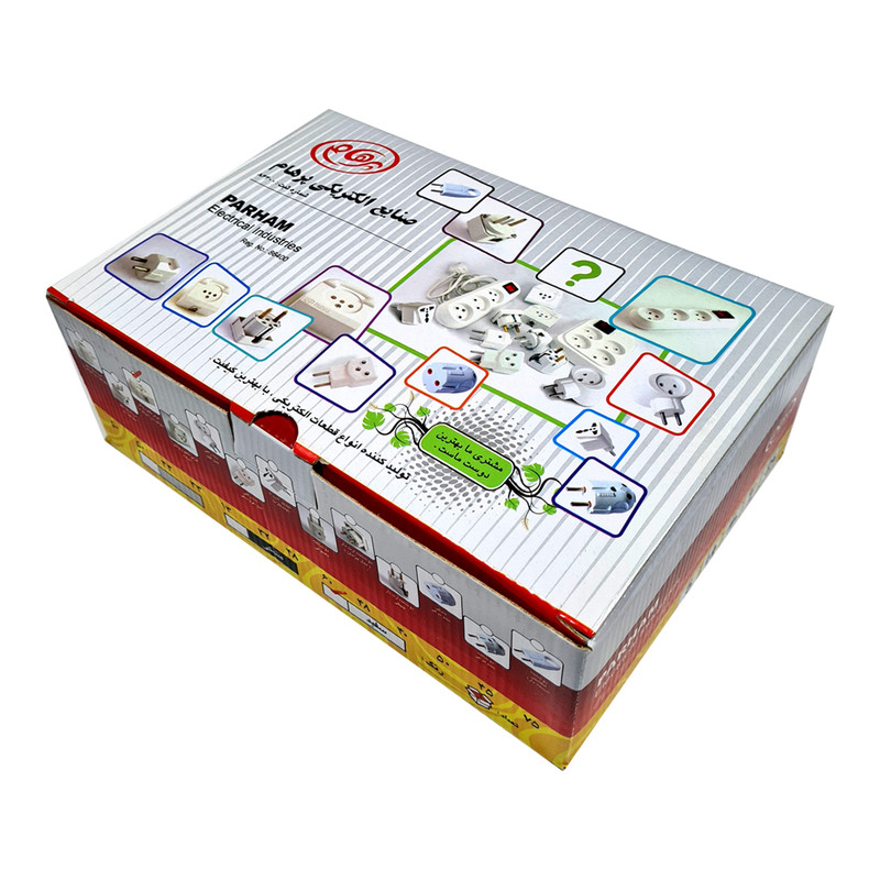 مبدل برق سه به دو پرهام مدل gan power