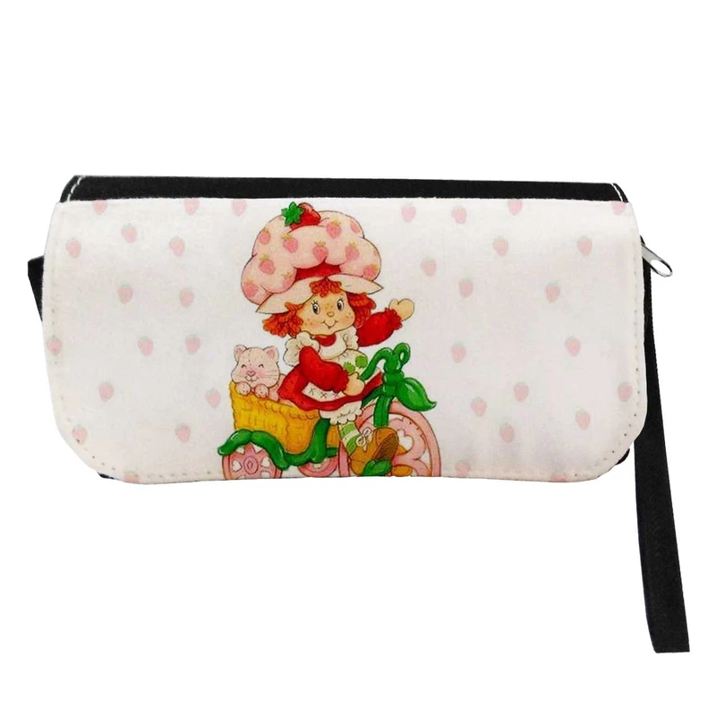   جامدادی مدل دوزیپ طرح دختر توت فرنگی کد NI490