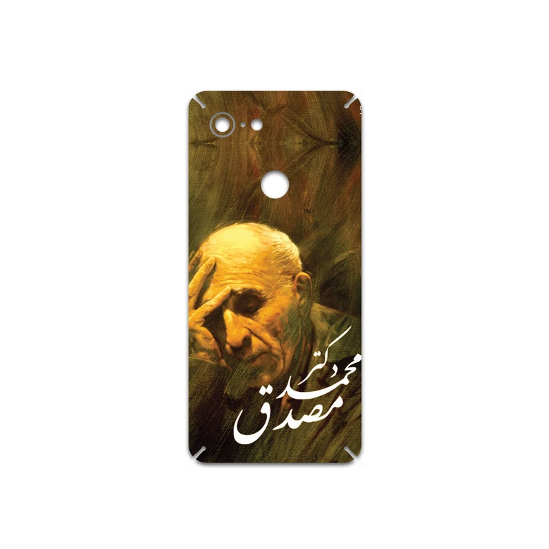 برچسب پوششی ماهوت مدل Dr-Mosadeq مناسب برای گوشی موبایل گوگل Pixel 3
