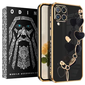 Velvet Heart Odin cover suitable for Huawei Nova 7i / Nova 6 SE / P40 Lite mobile phone with pendant