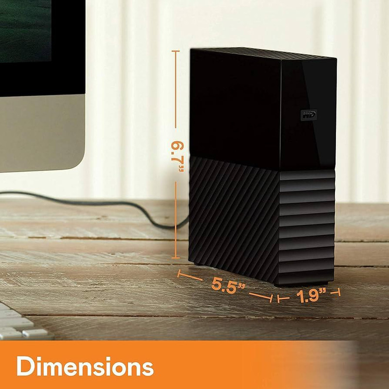 هارد اکسترنال وسترن دیجیتال مدل My Book Desktop ظرفیت 4 ترابایت