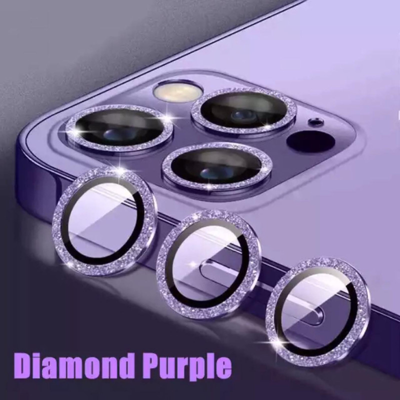 محافظ لنز دوربین مدل رینگی اکلیلی مناسب برای گوشی موبایل اپل IPHONE 14 PROMAX
