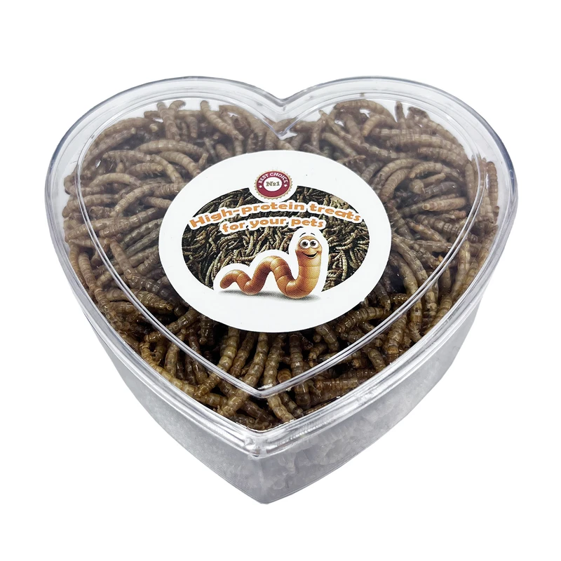 غذای خشک میل ورم مدل قلبی هپی ورم وزن 40 گرم