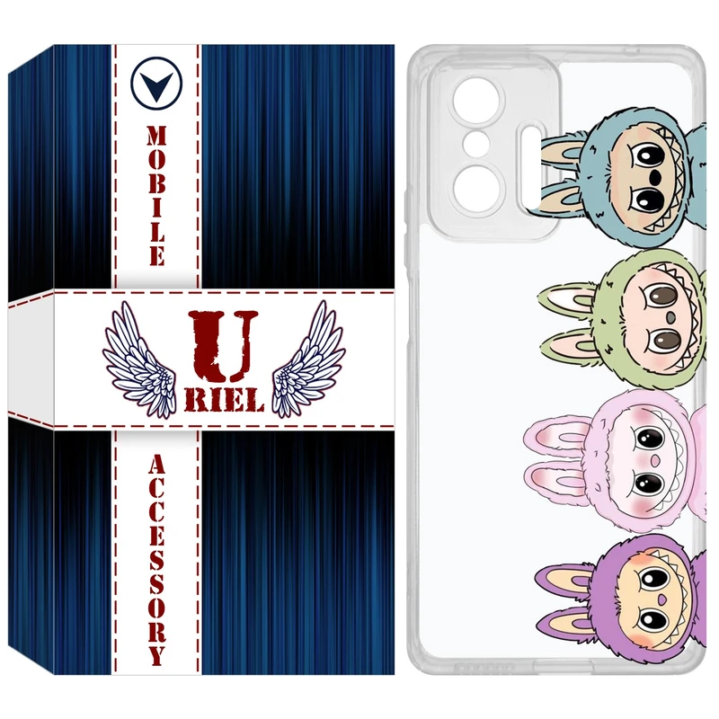 کاور یوریل مدل Clear کد 101 طرح لبوبو Labubu مناسب برای گوشی موبایل شیائومی 11T / 11T Pro