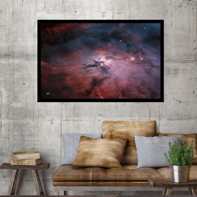 تابلو نوری بکلیت طرح فضا سحابی مرداب مدل B-MO1722