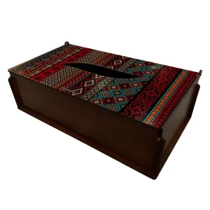 جعبه دستمال کاغذی آی تمر مدل طرح سلطانی کد 41