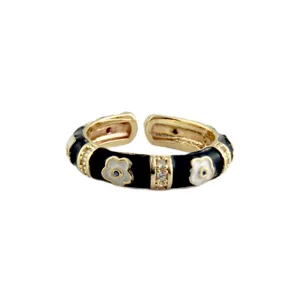 انگشتر دخترانه مدل گل کد 1140