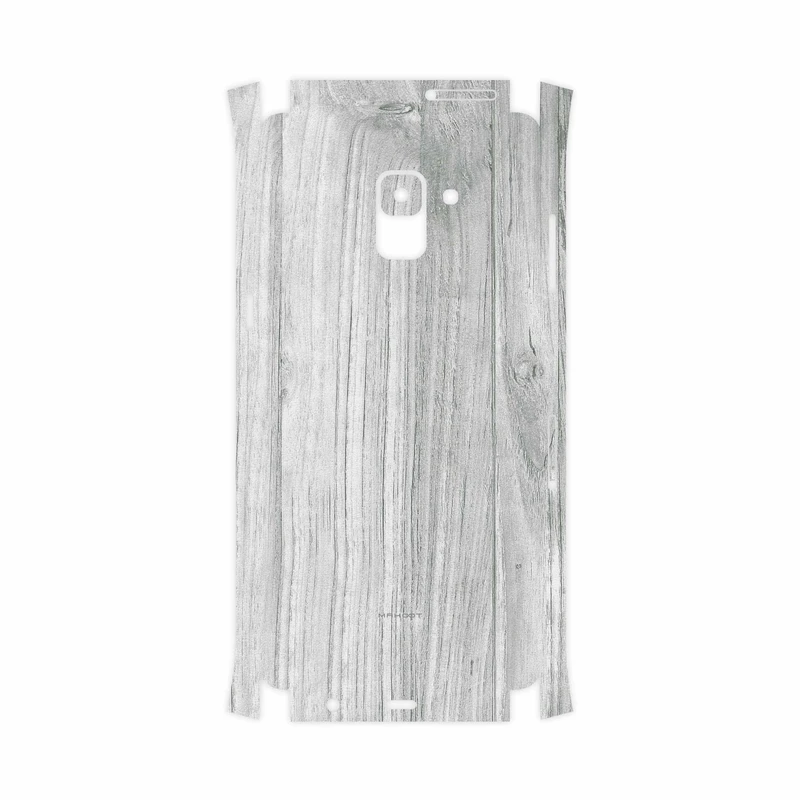 برچسب پوششی ماهوت مدل White Wood-FullSkin مناسب برای گوشی موبایل سامسونگ Galaxy A8 Plus 2018