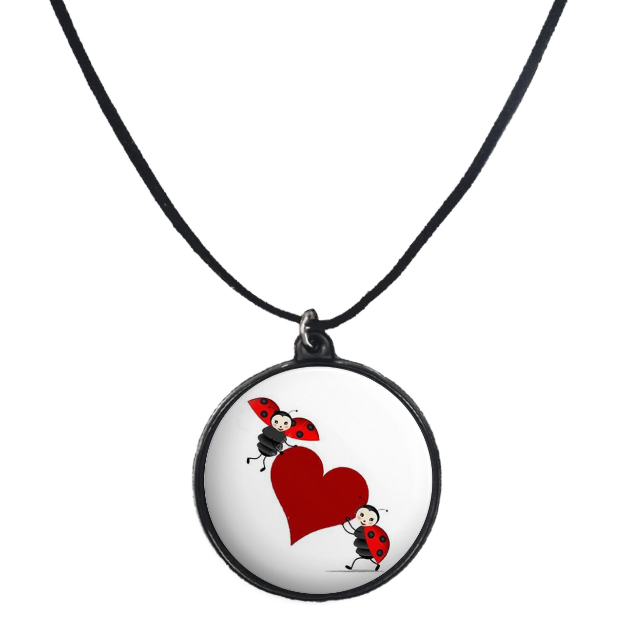 گردنبند پرمانه طرح عاشقانه کد pmb.5417 مدل دو طرفه