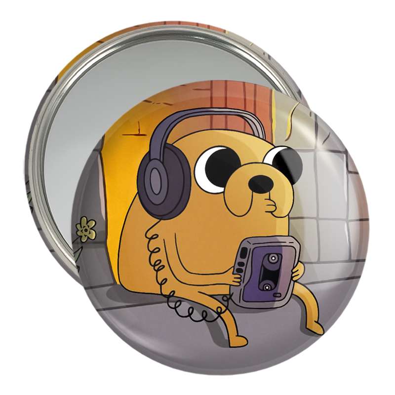 آینه جیبی خندالو مدل جیک وقت ماجراجویی Adventure Time کد 20847 آینه جیبی خندالو مدل جیک وقت ماجراجویی Adventure Time کد 20847