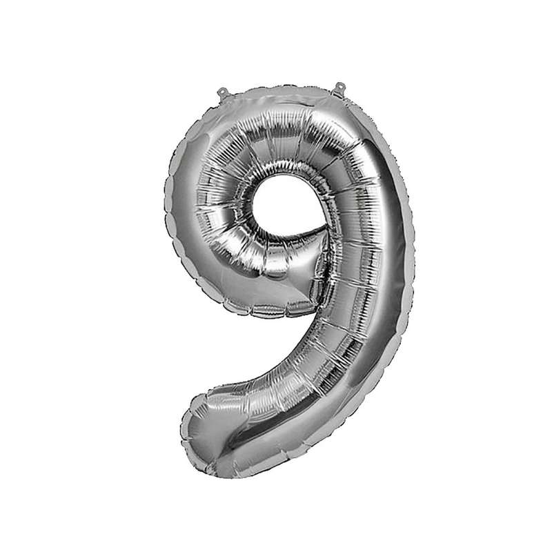 بادکنک فویلی مدل عدد نه بادکنک فویلی مدل عدد نه