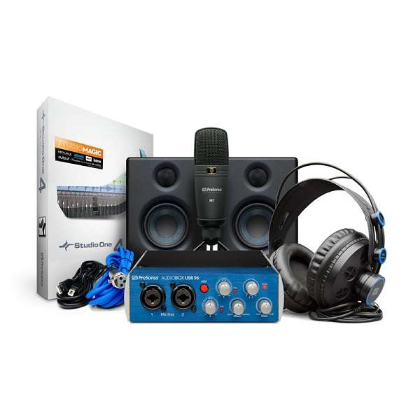 پکیج کارت صدا استودیو پری سونوس مدل AudioBox 96 Ultimate