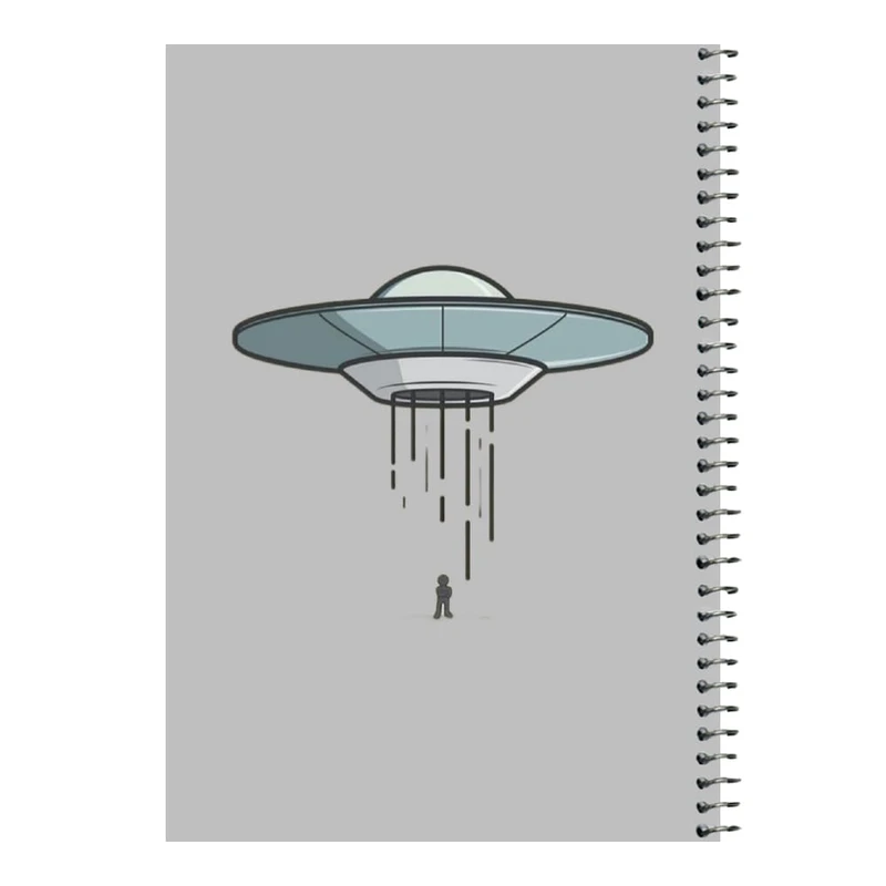 دفتر مشق 80 برگ اس جی مدل سفینه فضایی   