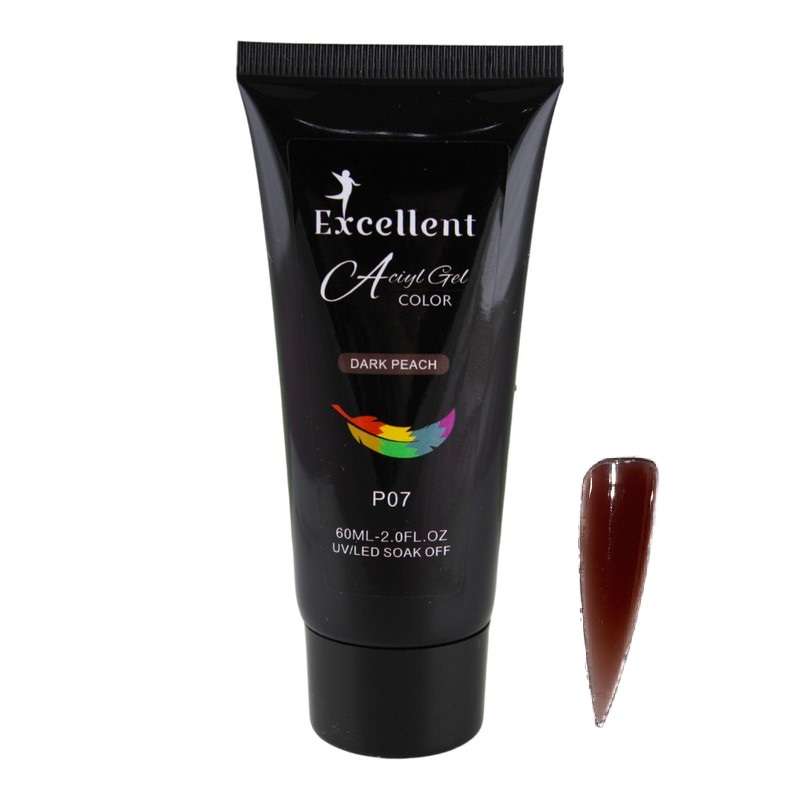 پلی ژل کاشت ناخن اکسلنت مدل P07 حجم 60 میلی لیتر پلی ژل کاشت ناخن اکسلنت مدل P07 حجم 60 میلی لیتر