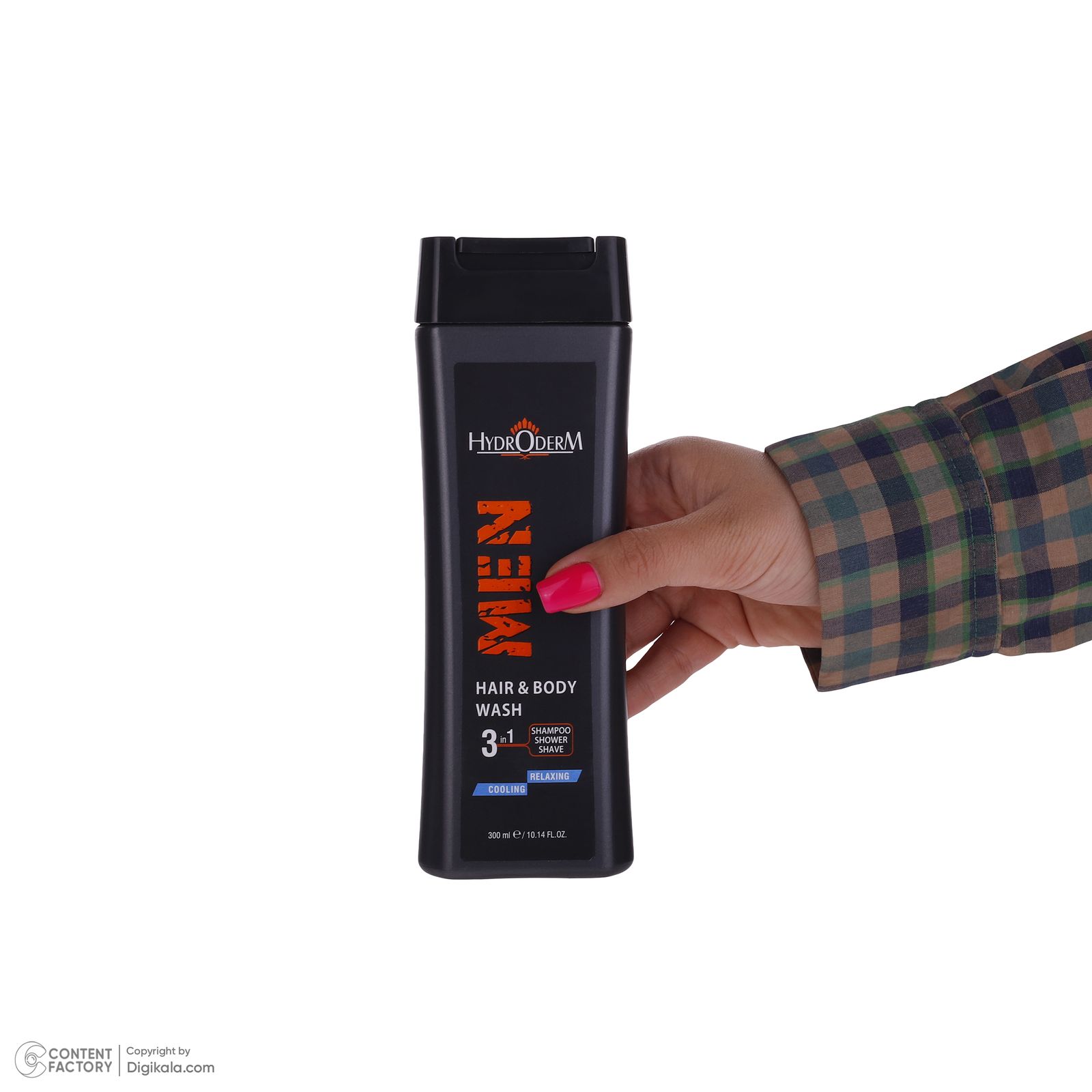 شامپو مو هیدرودرم مدل 3in1 حجم 100 میلی لیتر به همراه افترشیو مدل Oil Free حجم 300 میلی لیتر -  - 8