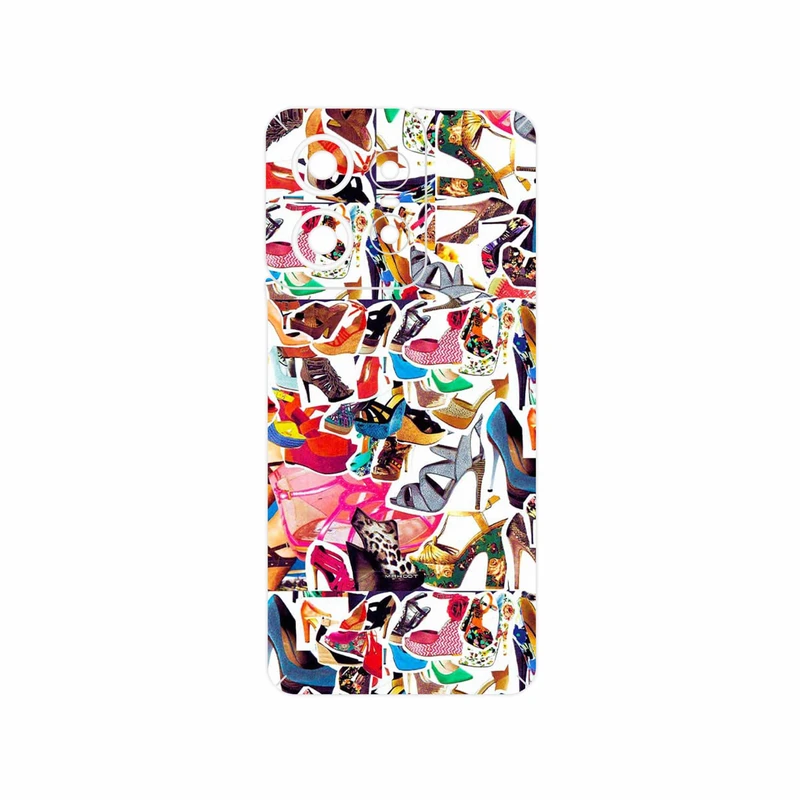 برچسب پوششی ماهوت مدل Collage of High heel Shoes مناسب برای گوشی موبایل موتورولا Edge 50 Pro
