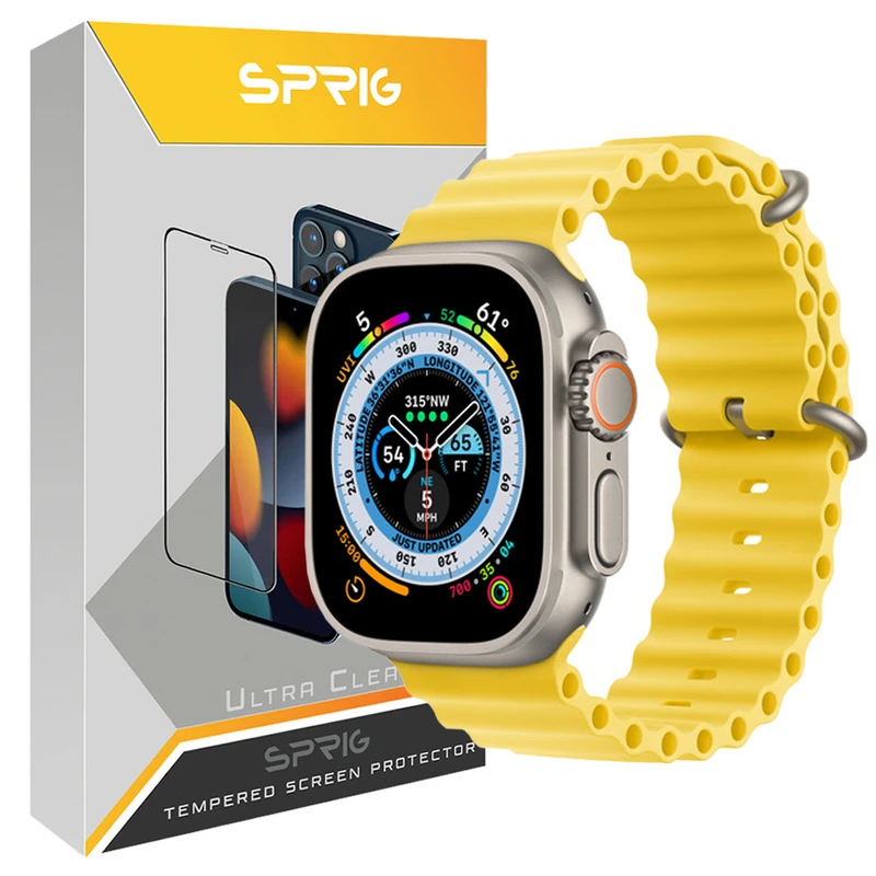 بند اسپریگ مدل Ocean مناسب برای ساعت هوشمند هاینو تکو T89 Ultra Max / T99 Ultra Max