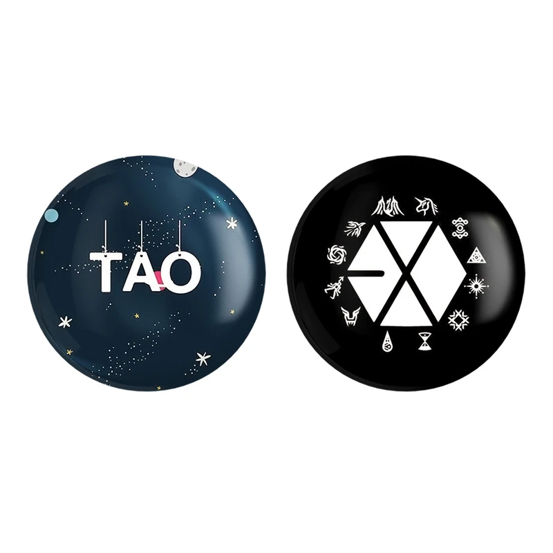 مگنت خندالو طرح گروه EXO کد 1362513635 مجموعه 2 عددی