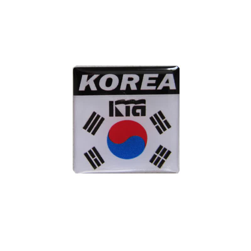 برچسب خودرو طرح کره کد KKKK104