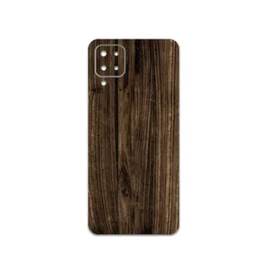 MAHOOT Dark-Walnut-Wood Cover Sticker for Samsung Galaxy F12