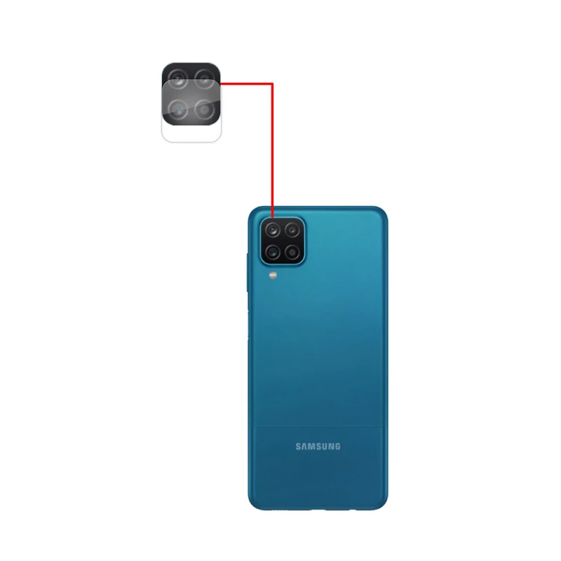 محافظ لنز دوربین مدل PG مناسب برای گوشی موبایل سامسونگ Galaxy A12