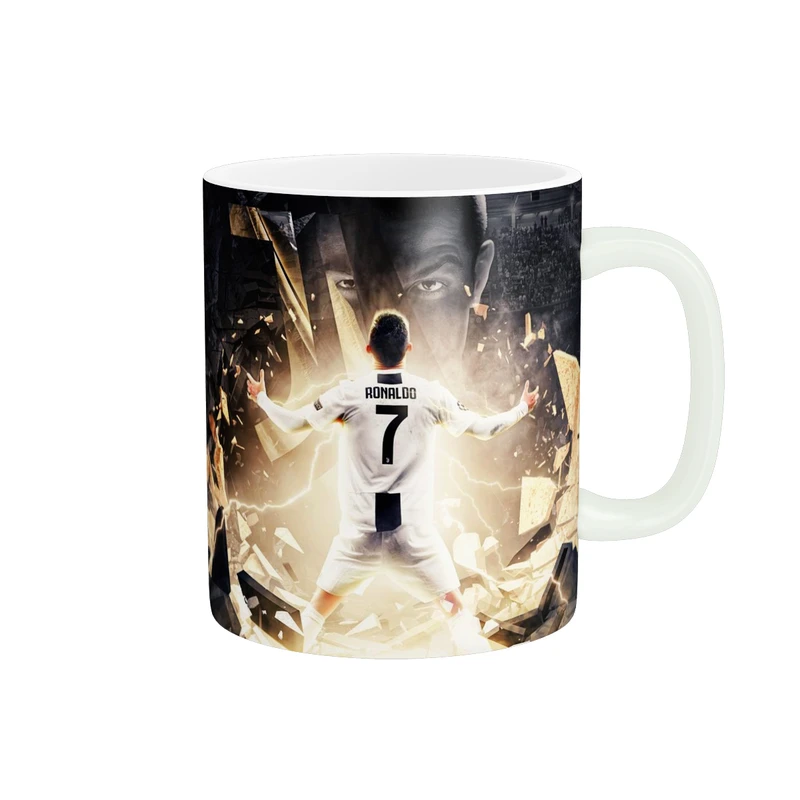 ماگ طرح فوتبال کریستیانو رونالدو کد 221