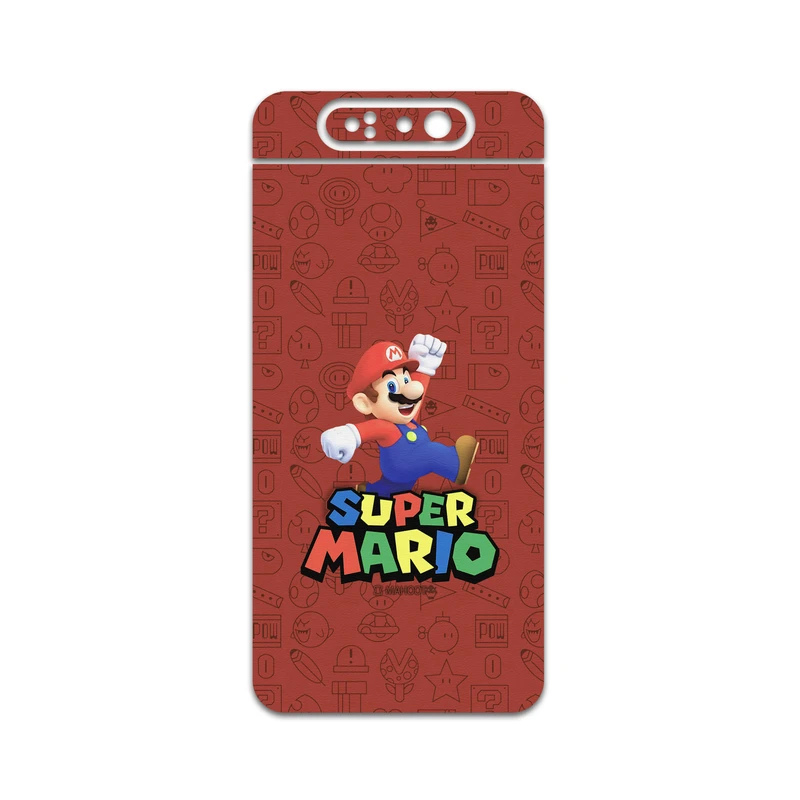 برچسب پوششی ماهوت مدل Super-Mario-Game مناسب برای گوشی موبایل سامسونگ Galaxy A80