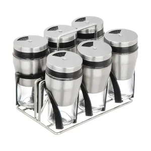 ست جا ادویه 7 پارچه پارس بلور مدل پرنس